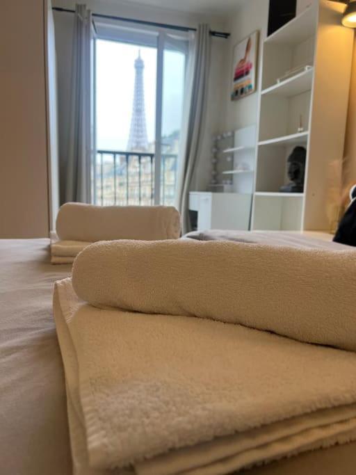 Appartement Paris Vue Tour Eiffel Trocadero מראה חיצוני תמונה